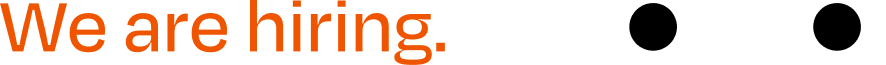 we are hiring